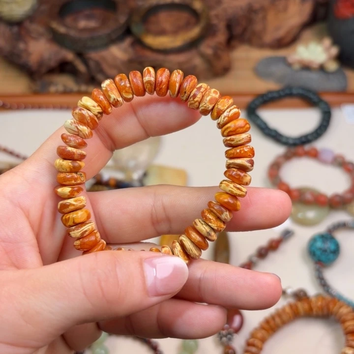 ****宝蜜蜡未镶嵌手链预售