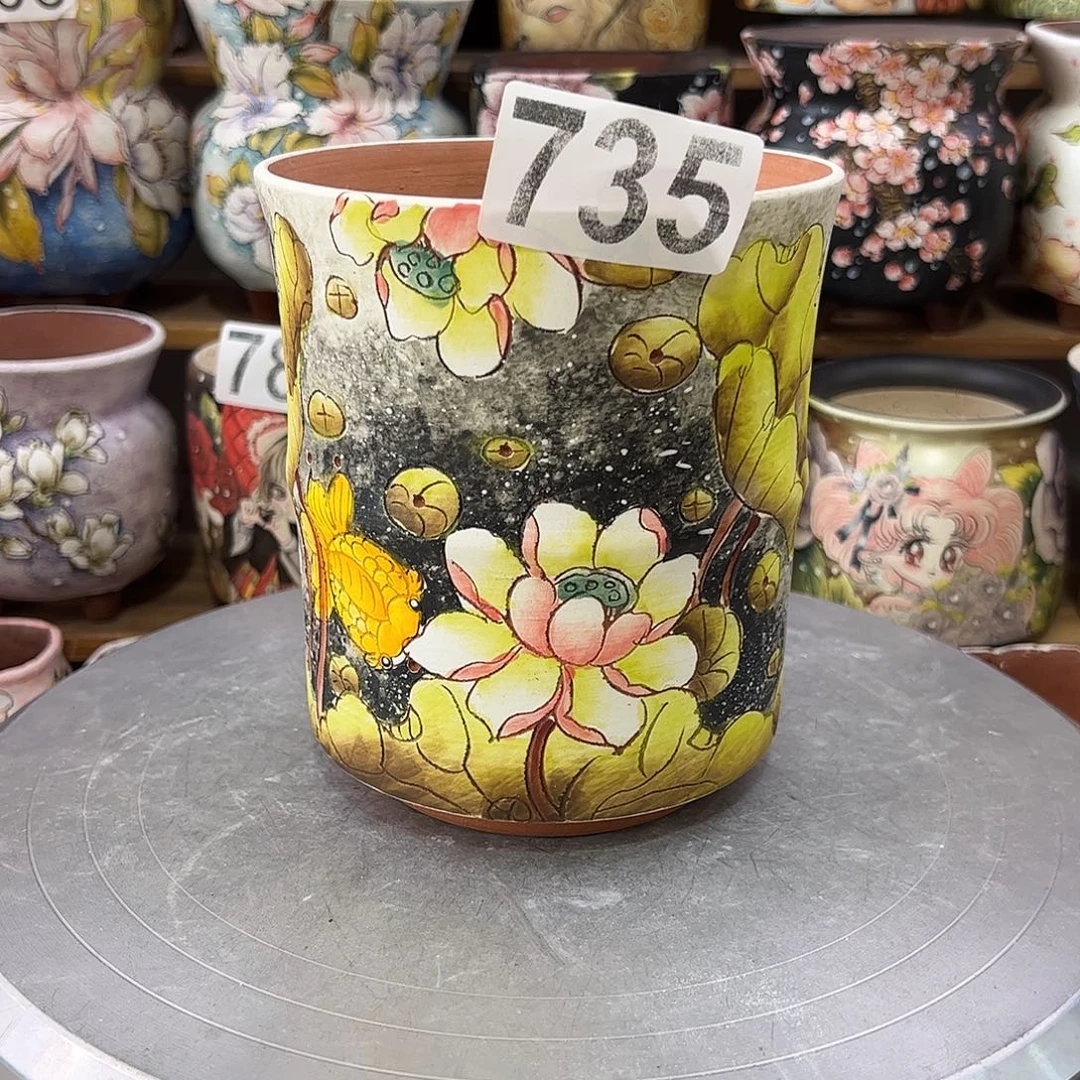 景德镇炫彩手绘口12