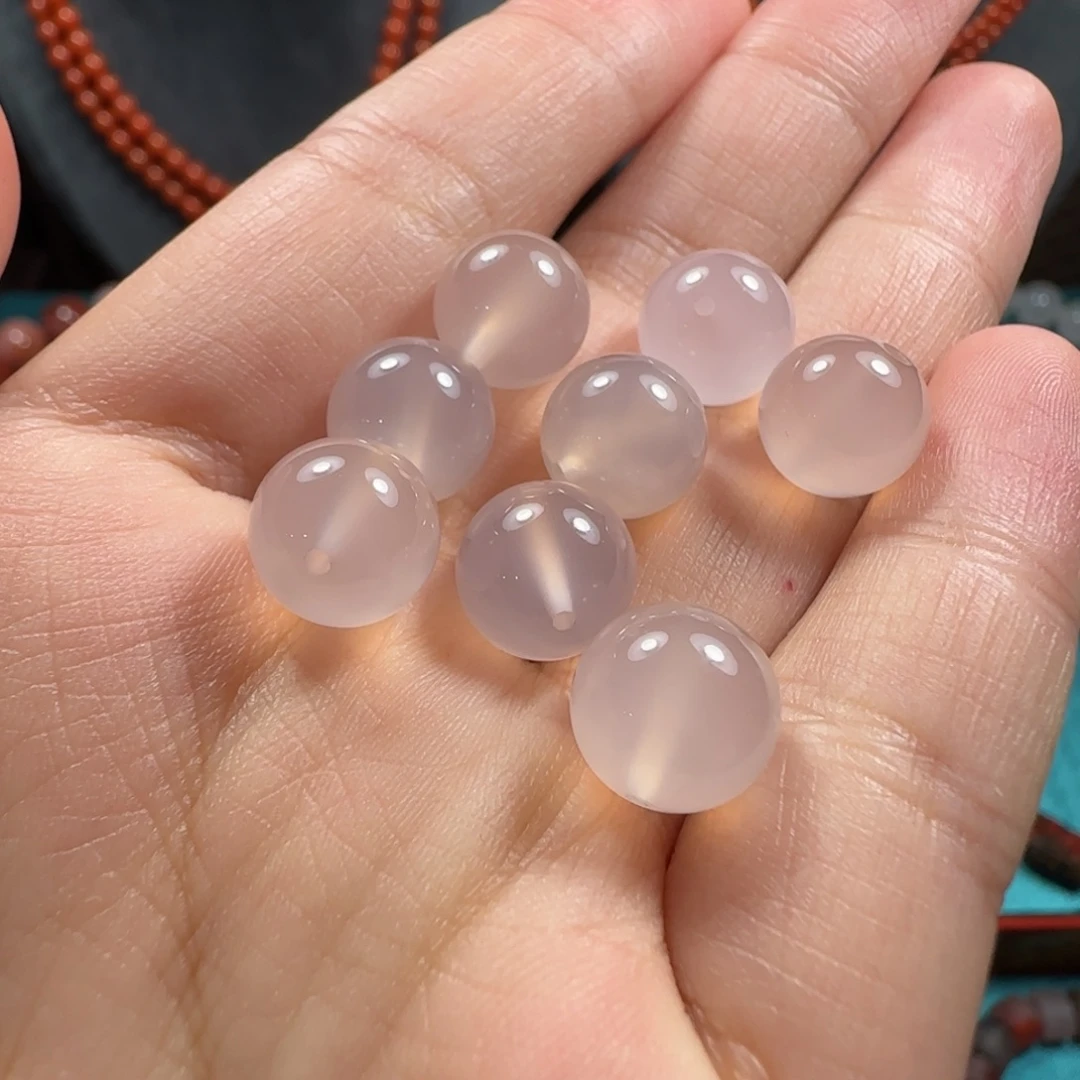 玛瑙/玉髓未镶嵌8颗荔枝冻