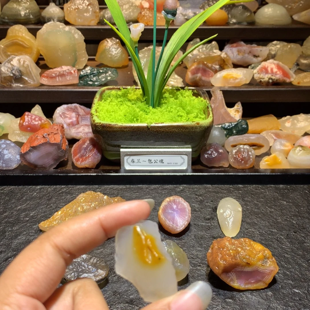 玛瑙/玉髓未镶嵌项链