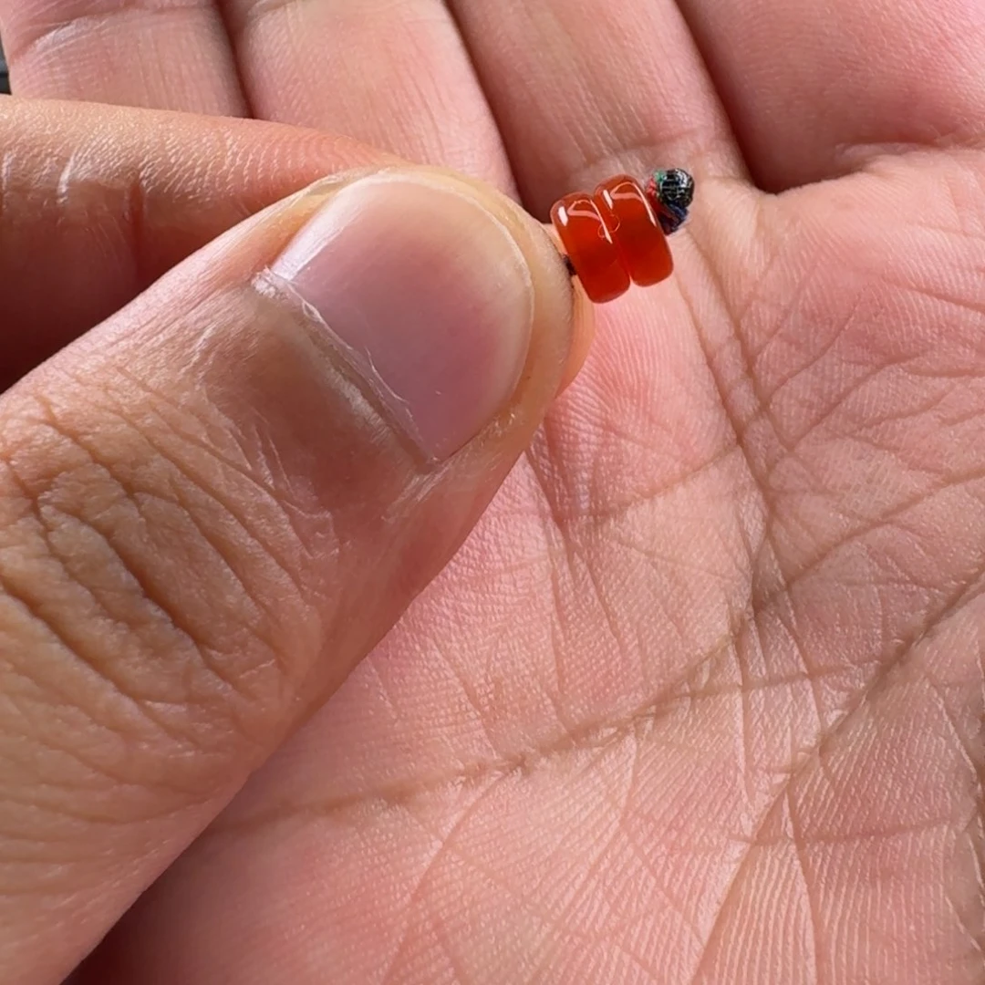 南红玛瑙隔片未镶嵌