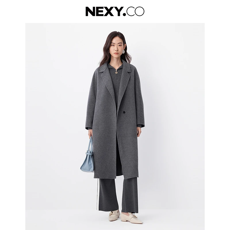 NEXY.CO/奈蔻中长款秋冬时尚大衣XL01130X1