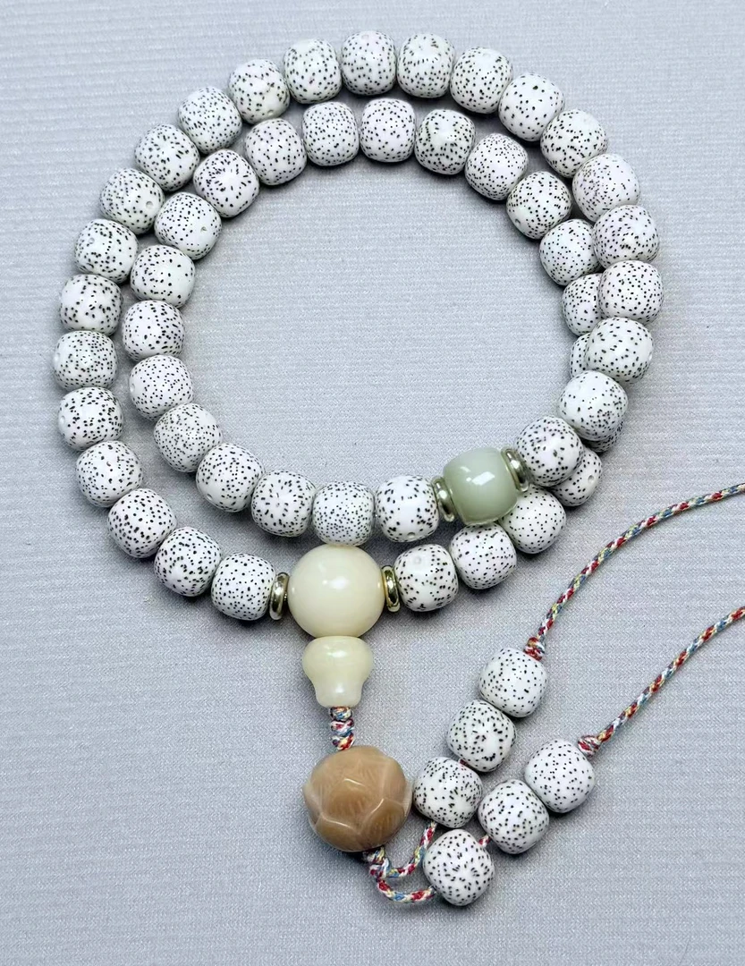 海南星月菩提原生态两圈手串手持可盘玩可佩戴可念珠 尺寸约11*10