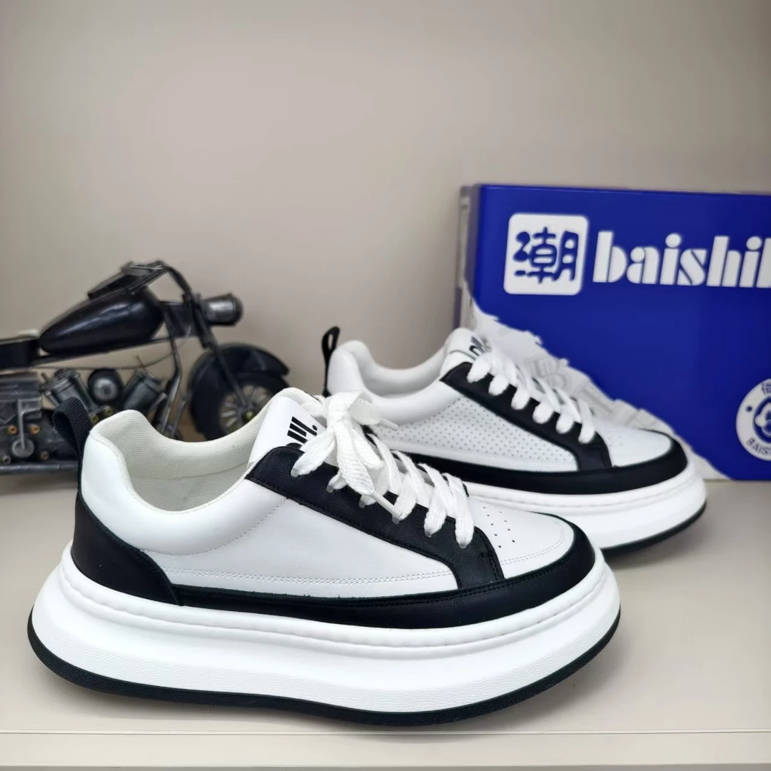 【0307-小杰专属】男士潮流舒适百搭时尚小白鞋春款低帮潮鞋春季