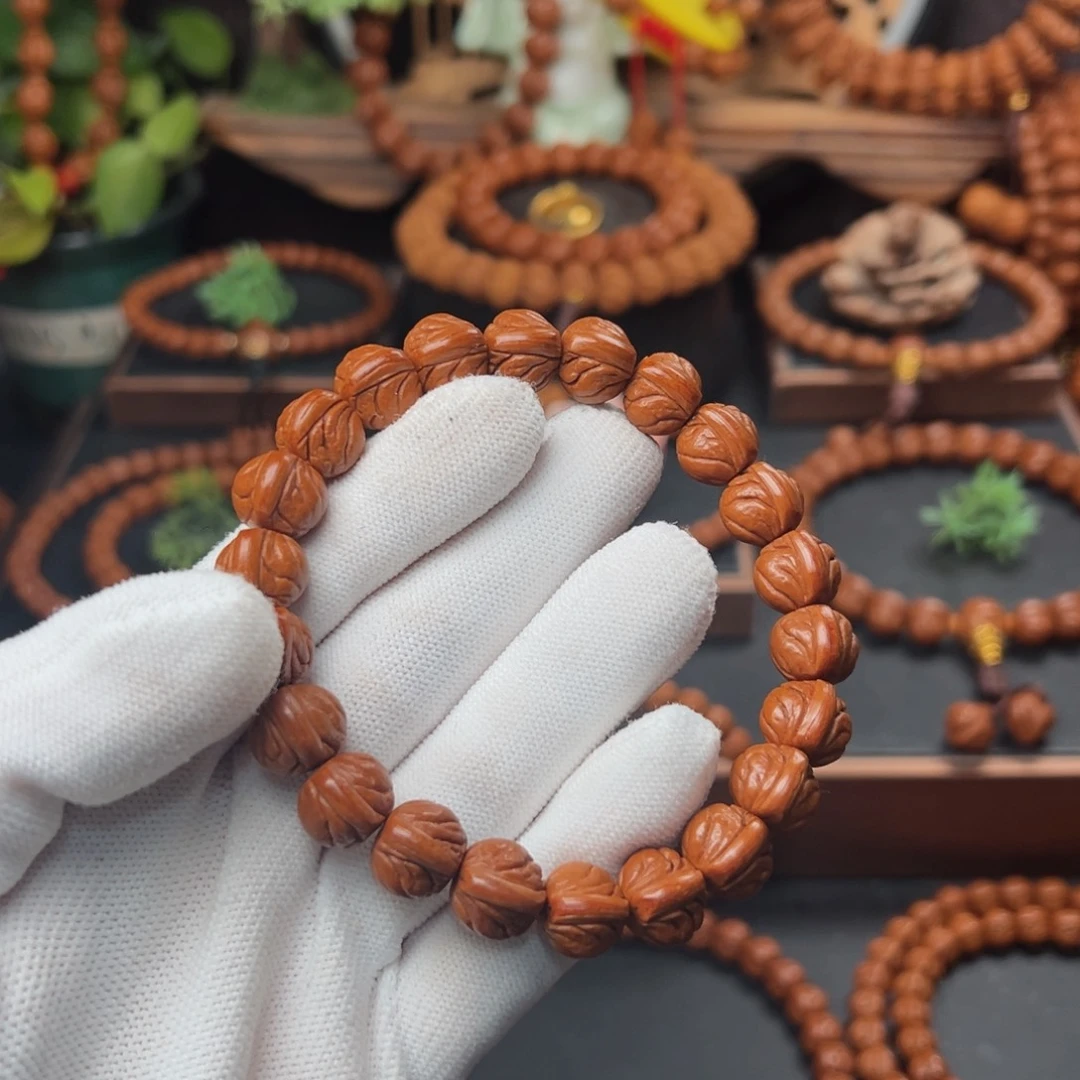 吊坠桃核1.2玉龙脊手串