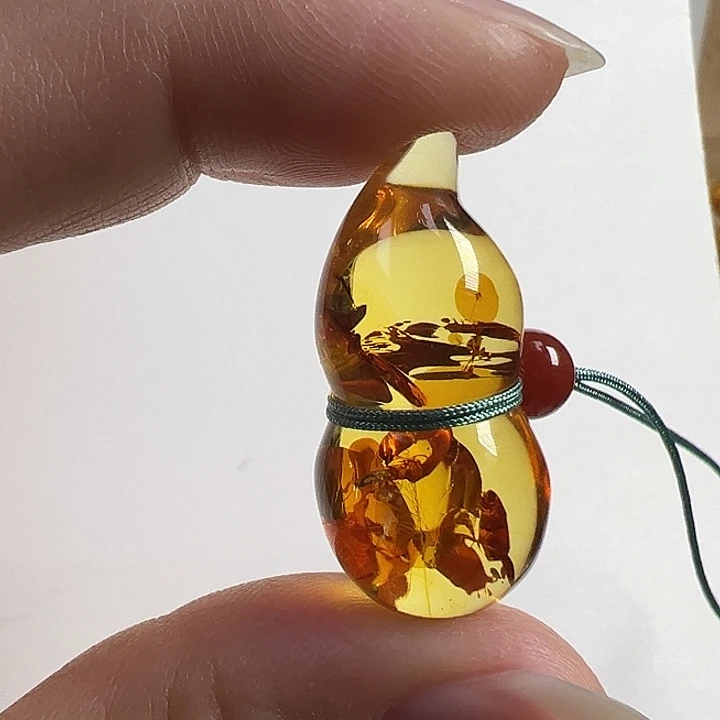 琥珀（花珀）未镶嵌项圈