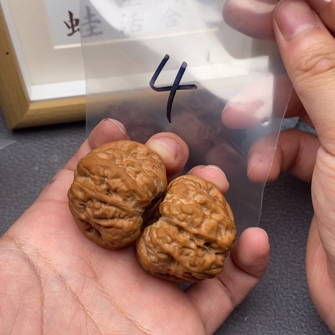 把件文玩核桃蛤蟆头40尺全品，