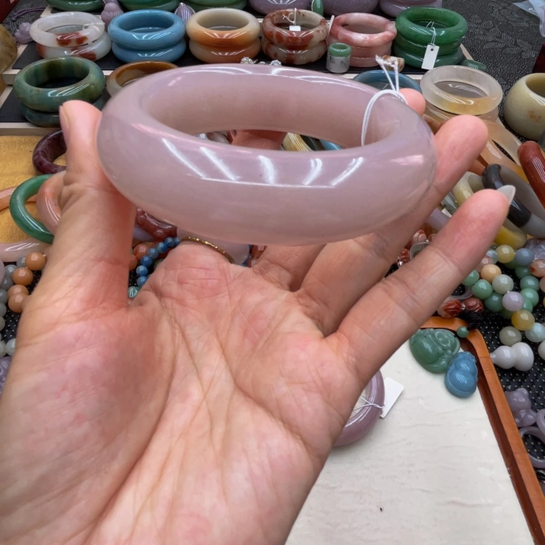 石英质玉未镶嵌圈口58