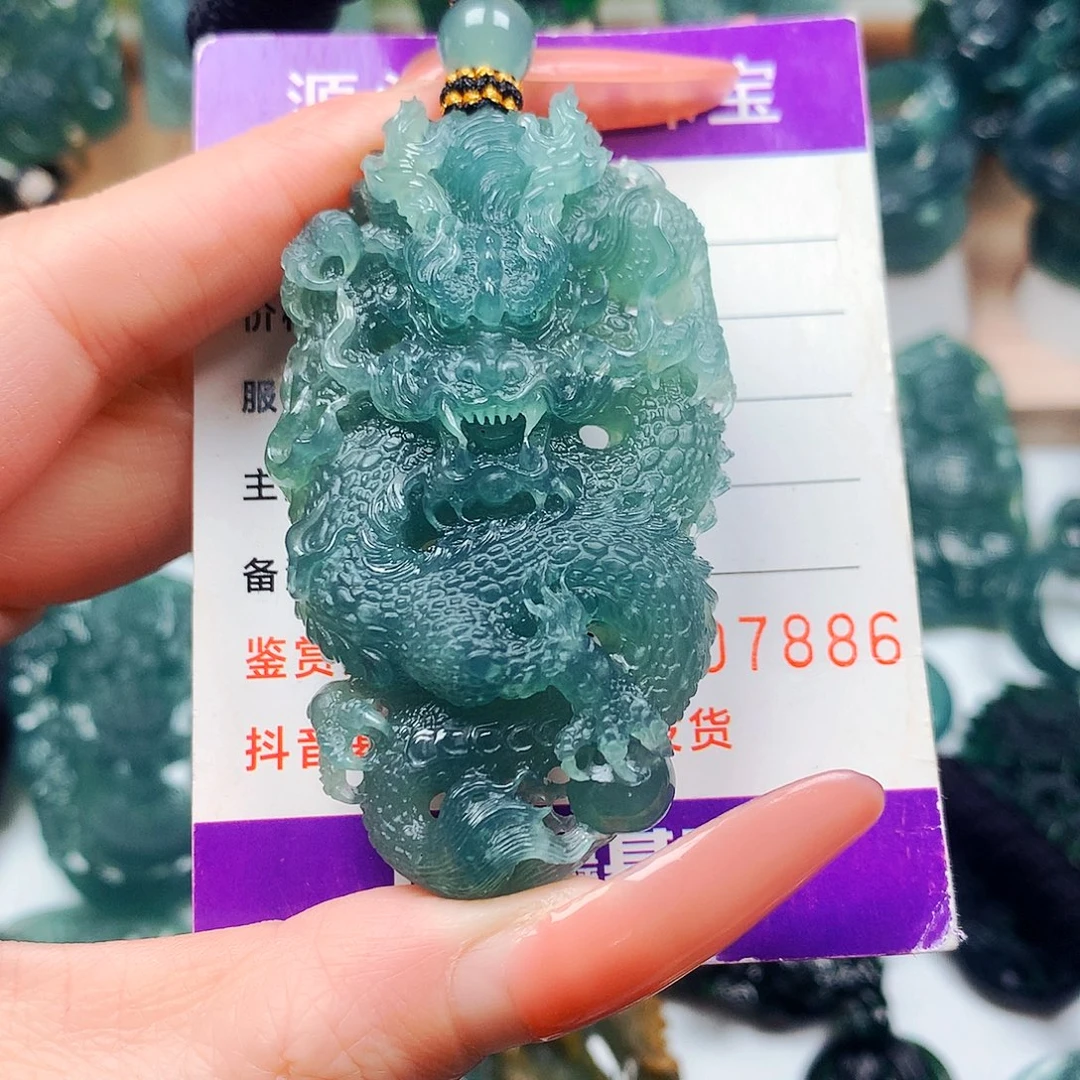 翡翠未镶嵌颈饰纯天然A货翡翠