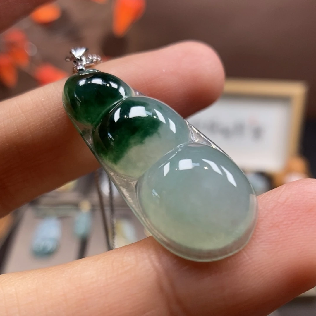 【闪购商品】颈饰银S925镶嵌翡翠20