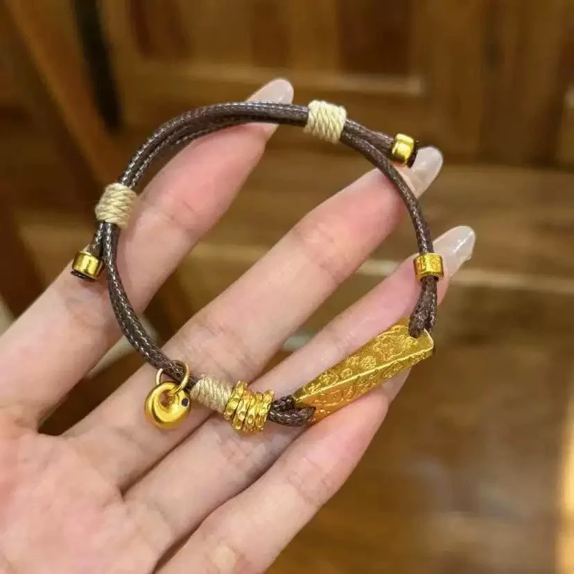 铜合金手镯 铜合金镀金手镯手链项链 时尚国风轻奢饰品