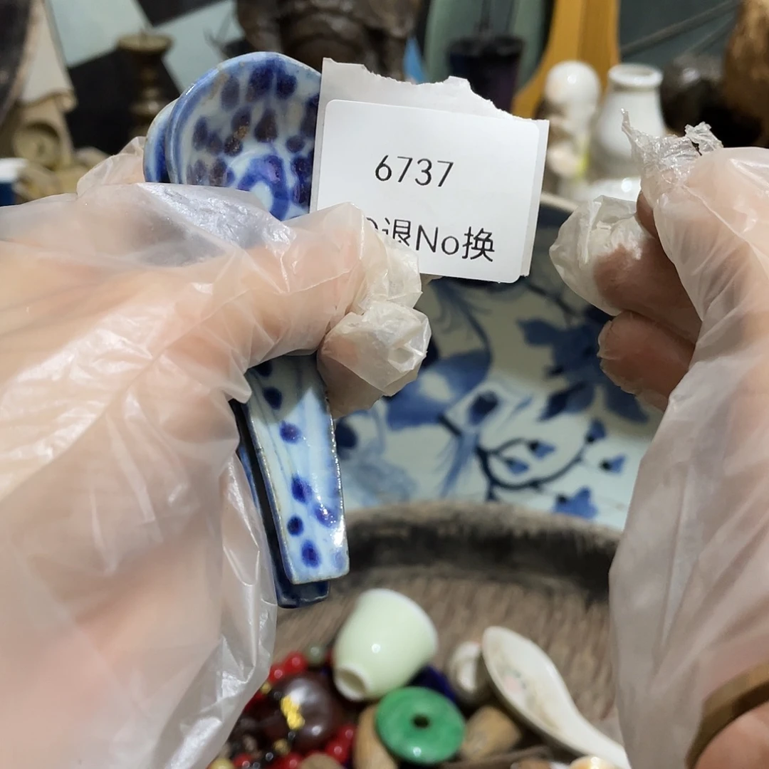 渔***厨瓷片6737号工艺品