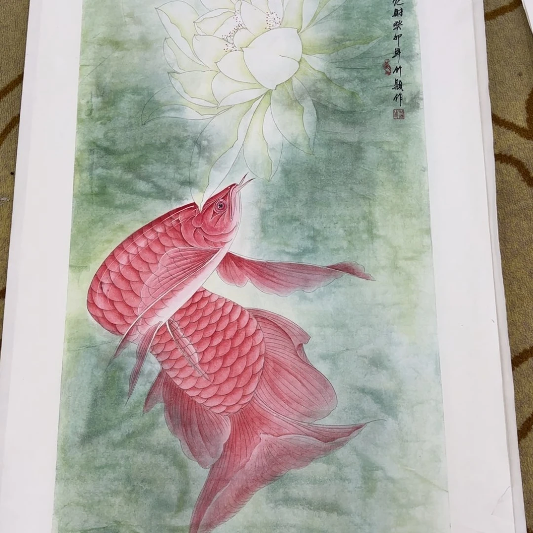 国画荷***馨张竹颖三尺李欣主播