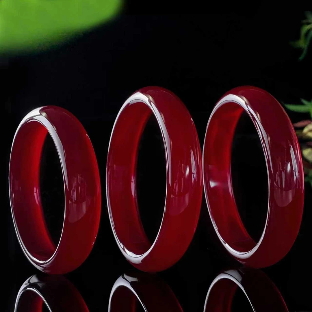 S8288-血翳灵石红玛瑙手镯-送礼佳品-配礼盒-多样性只发一件