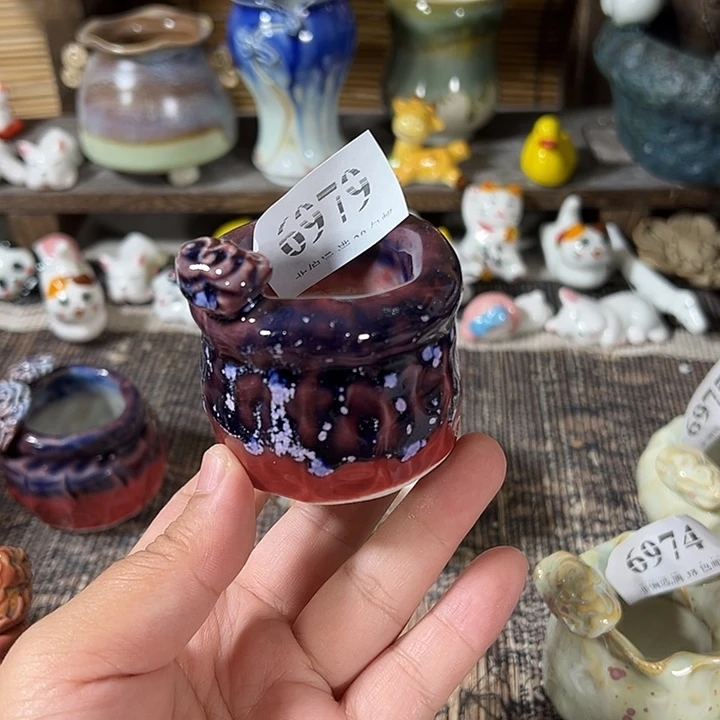 口3 手工花盆满30包邮
