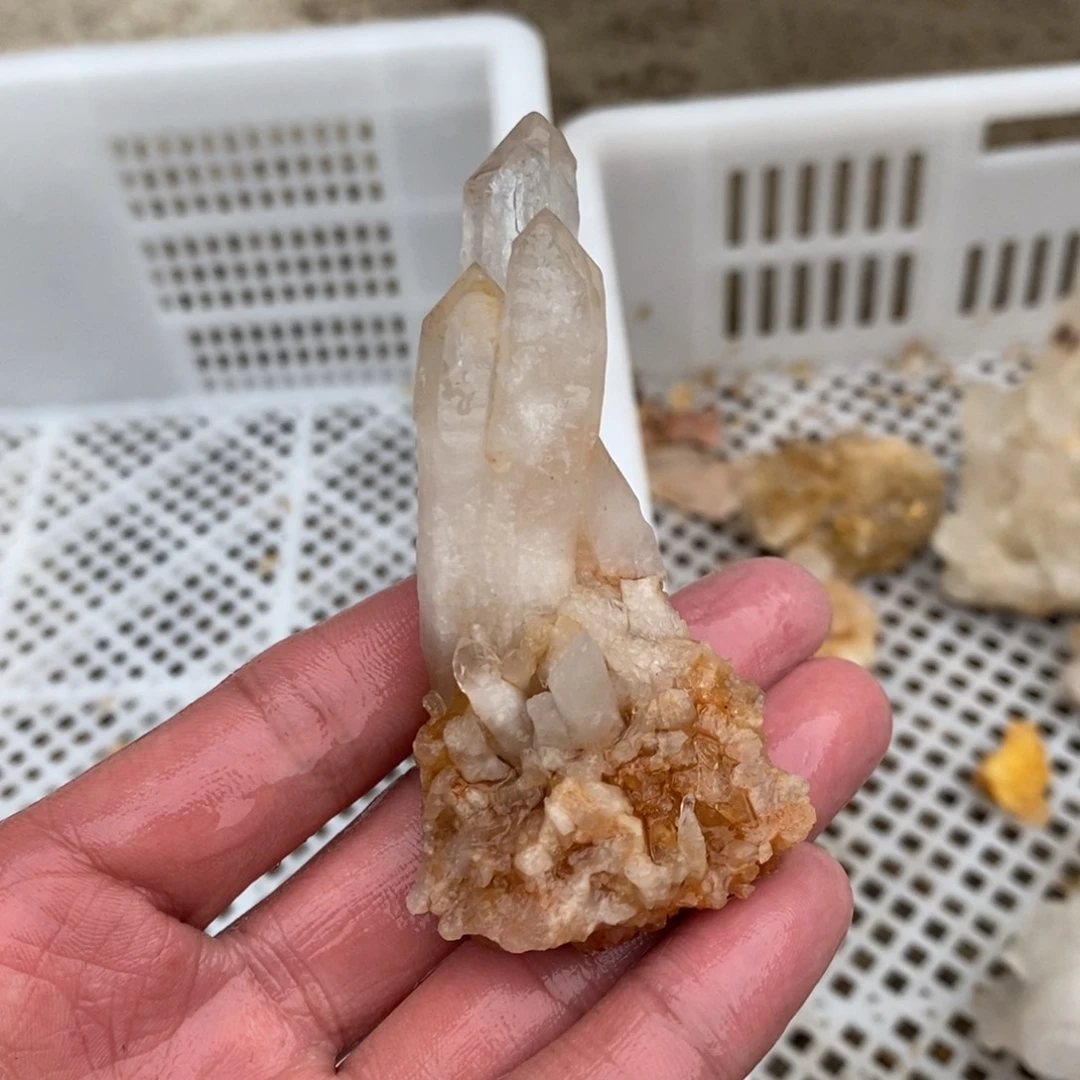 水晶水晶原石摆件未镶嵌