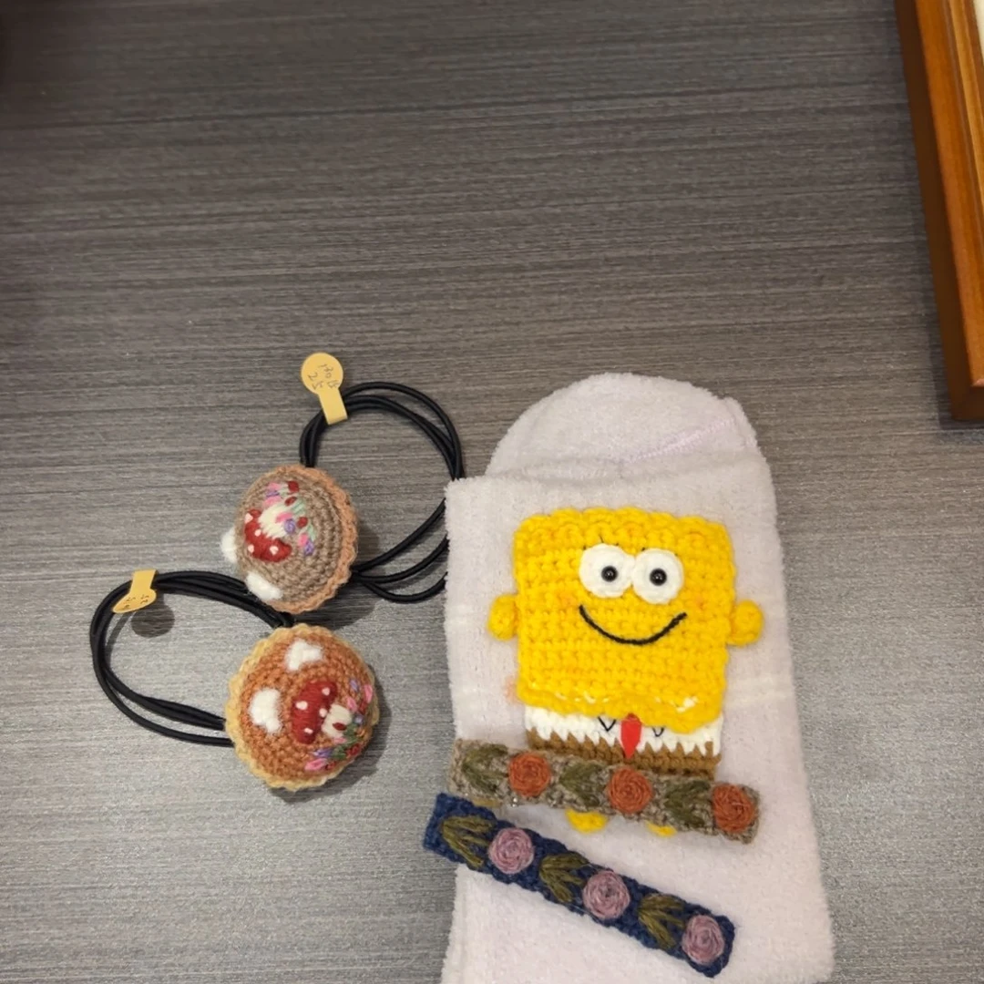 毛绒钩织刺绣手工包包玩偶居家用品