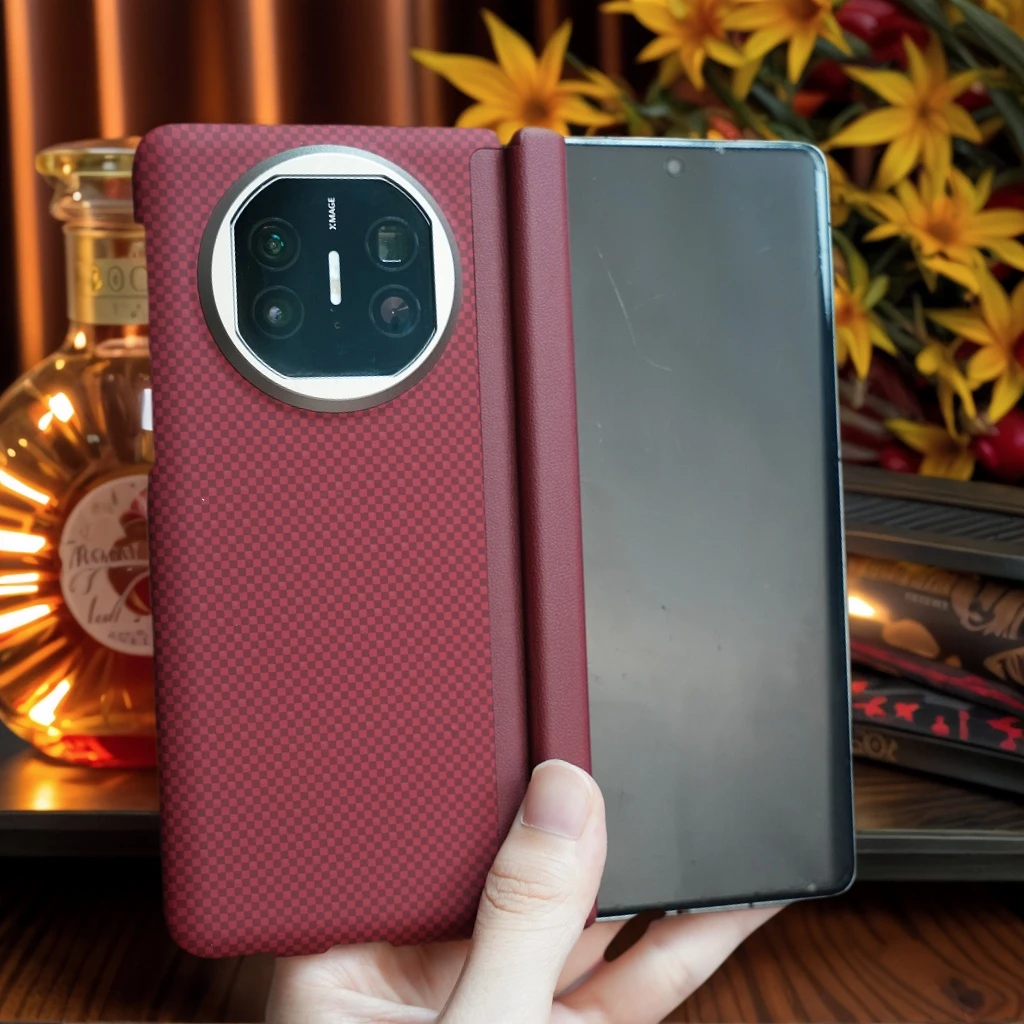 【超薄双中轴】适用华为MateX5手机壳超薄磁吸MateX6八角防摔保护套