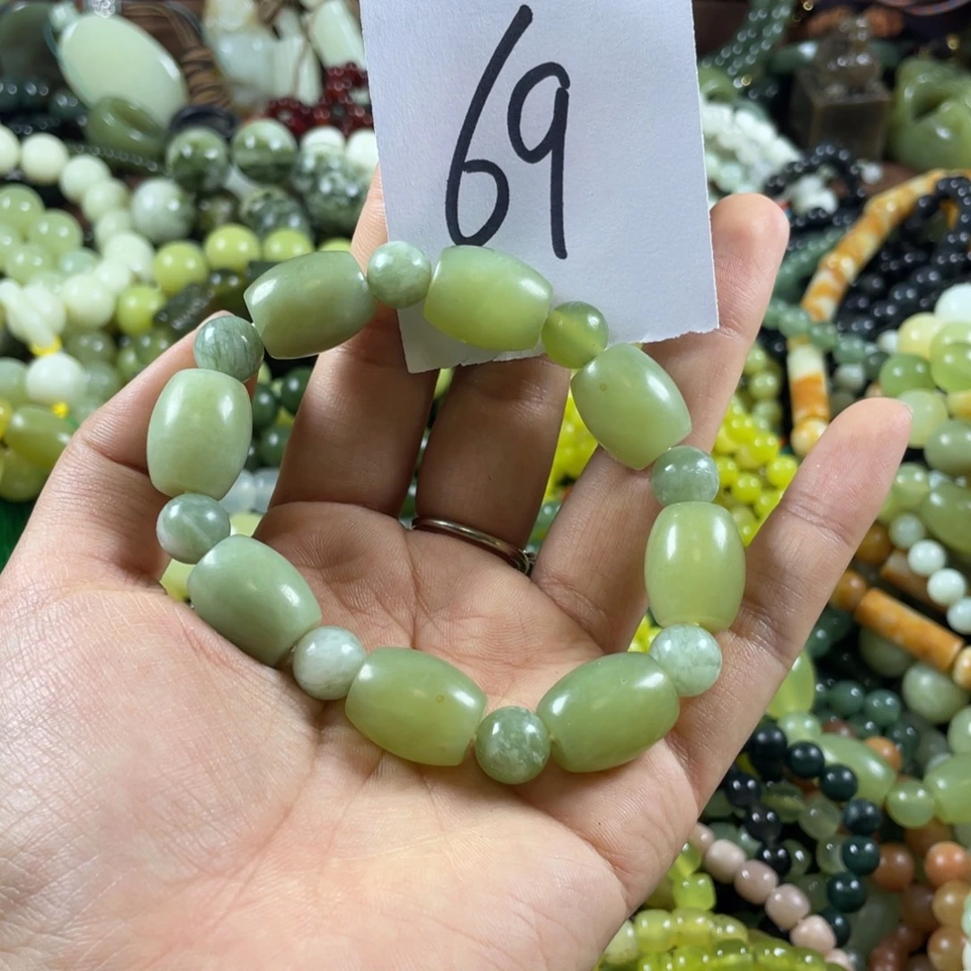 未镶嵌蛇纹石玉手串