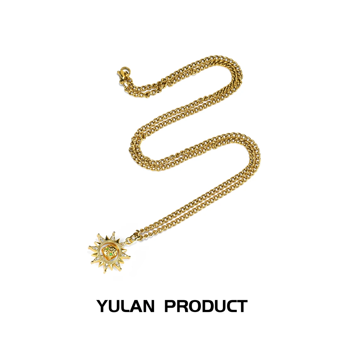 钰澜文玩【太阳神·阿木木】19.5mm左右-项链精工diy必备文玩配饰