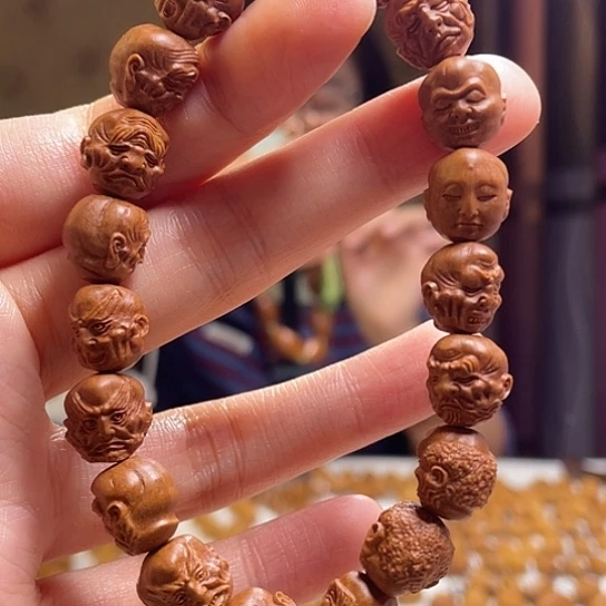 手串/手链橄榄核龙纹桃核