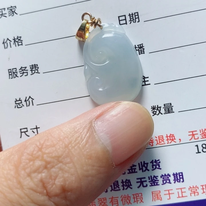翡翠未镶嵌颈饰天然A货翡翠