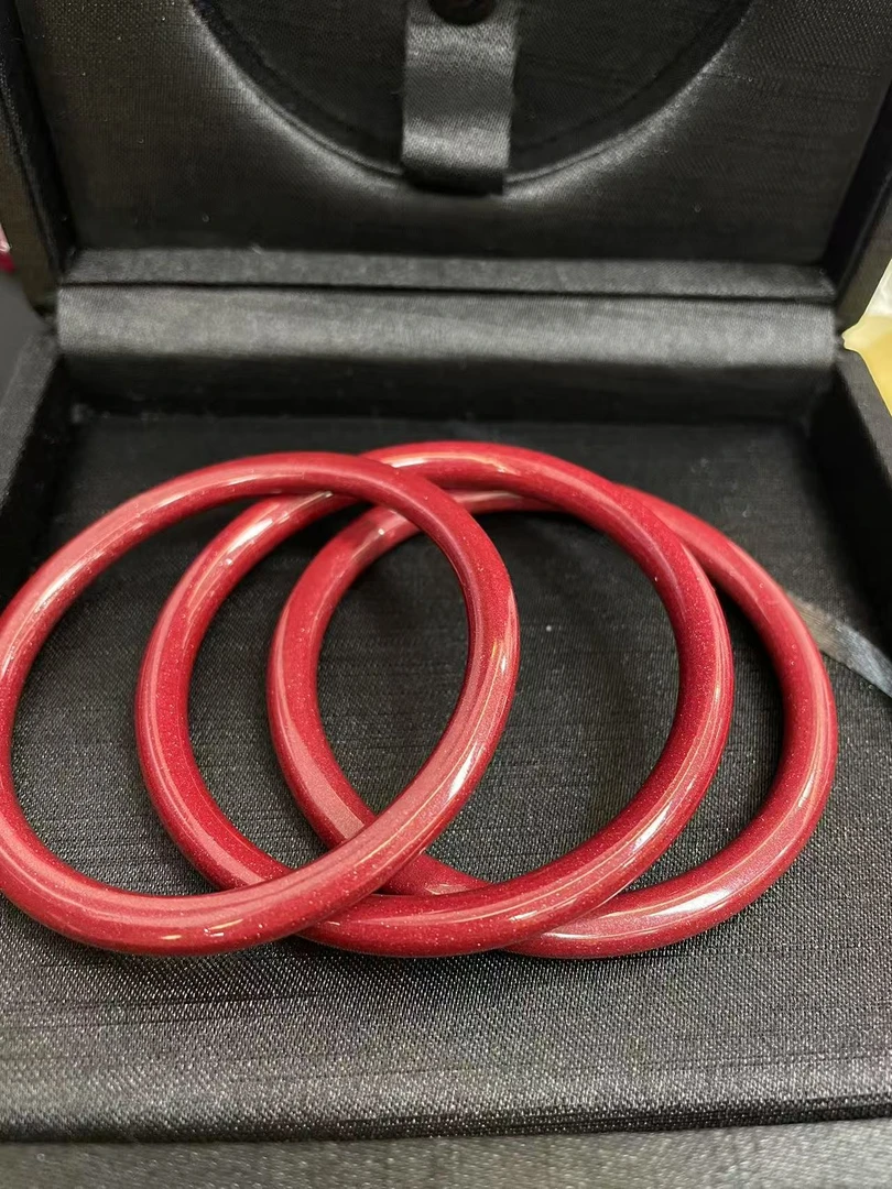 含辰砂工艺品紫金砂手镯（多样性单个发货）