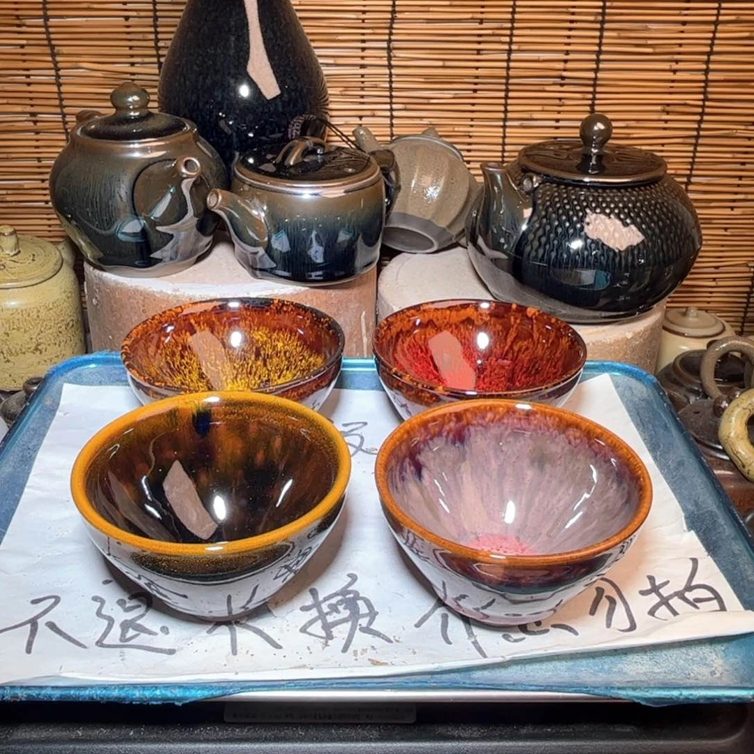 茶盏建窑建盏 微瑕作品