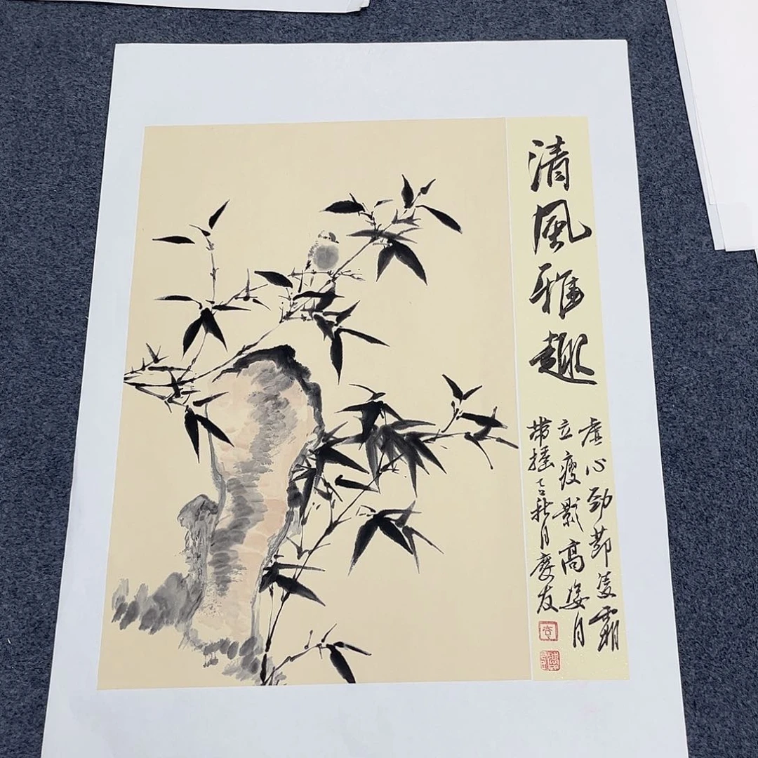 国画宣纸国画纯手绘作品