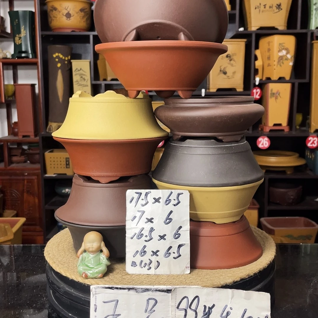 紫砂D-婉秋紫砂花盆