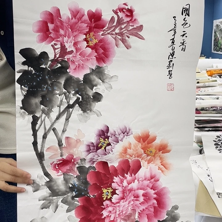 国画纯手绘国画作品