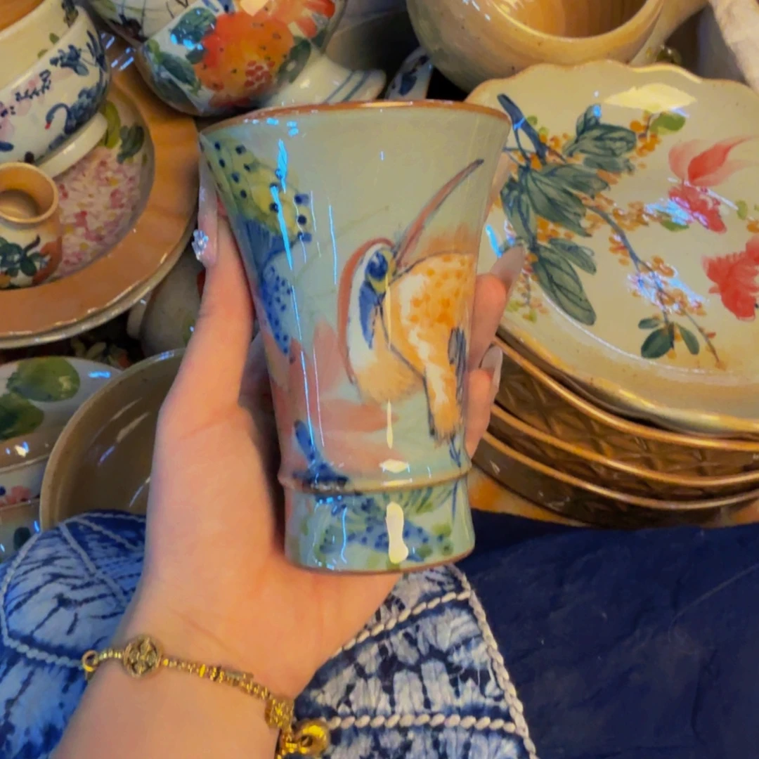 瓷片景德镇陶瓷手工手绘