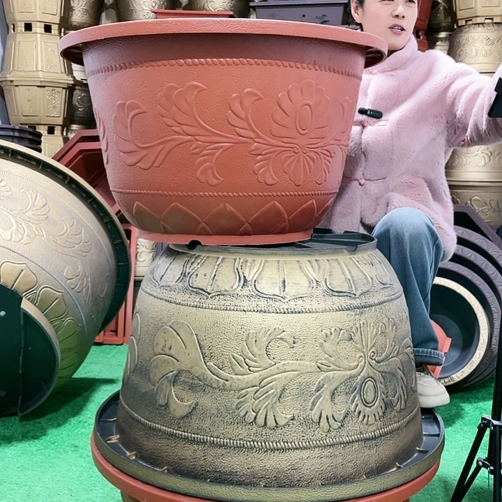 圆盆红色七零两个