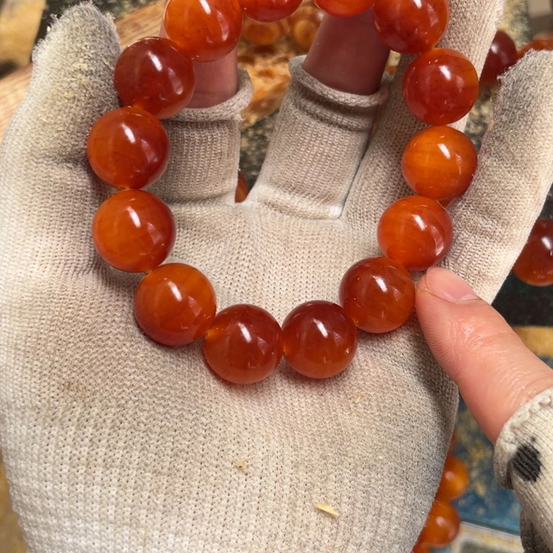 松木（琥珀木）手串/手链1.6高抛固化