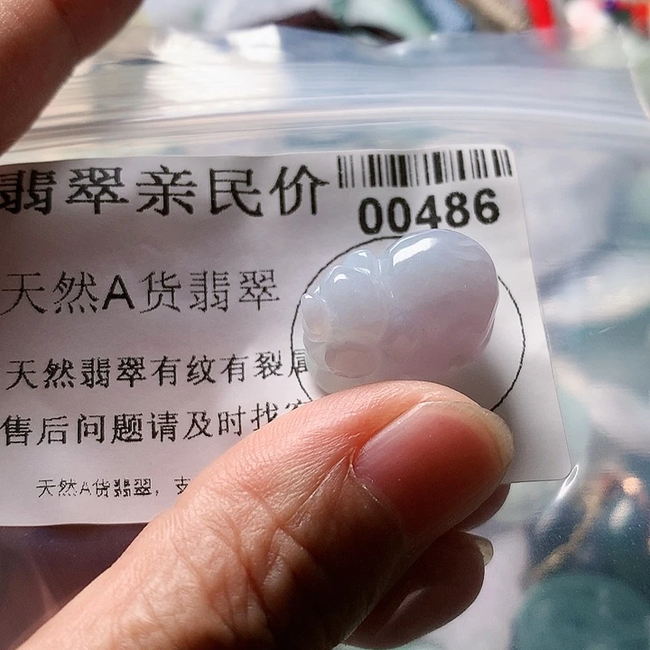 翡翠未镶嵌颈饰00000000486