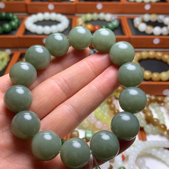 和田玉手串未镶嵌