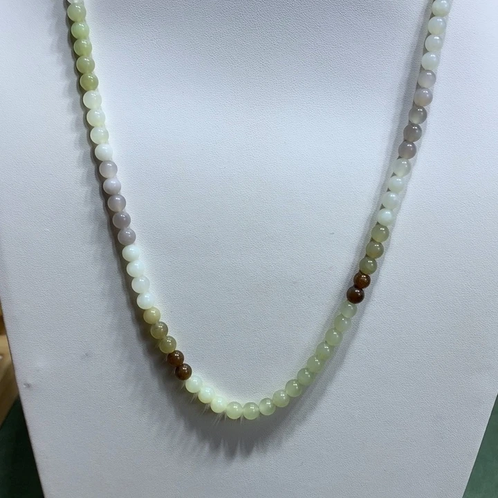 和田玉未镶嵌珠宝半成品6mm