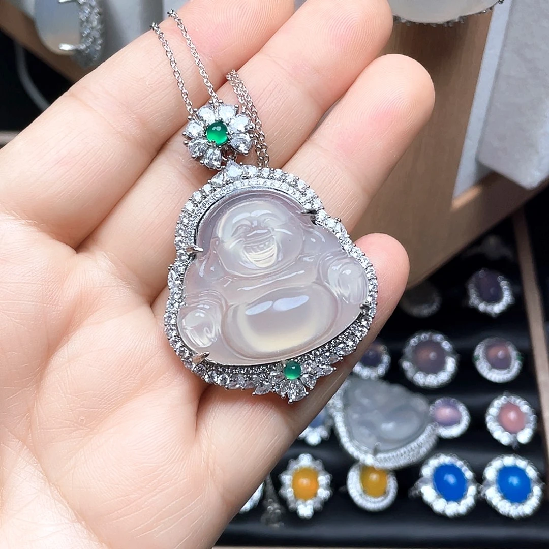 玛瑙/玉髓颈饰合金