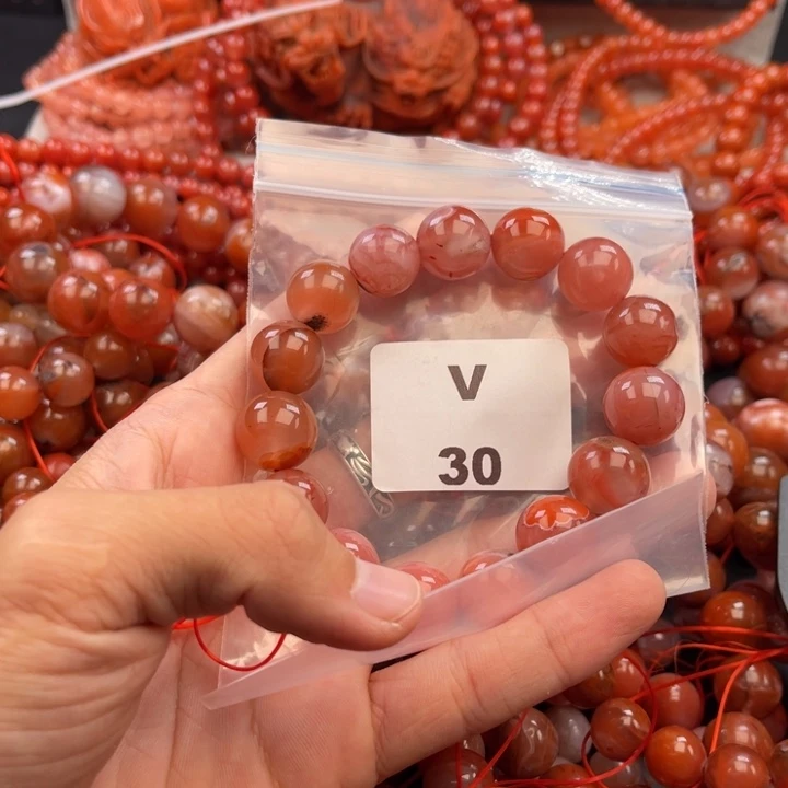 南红玛瑙未镶嵌多样性发货默认微瑕称重15mm