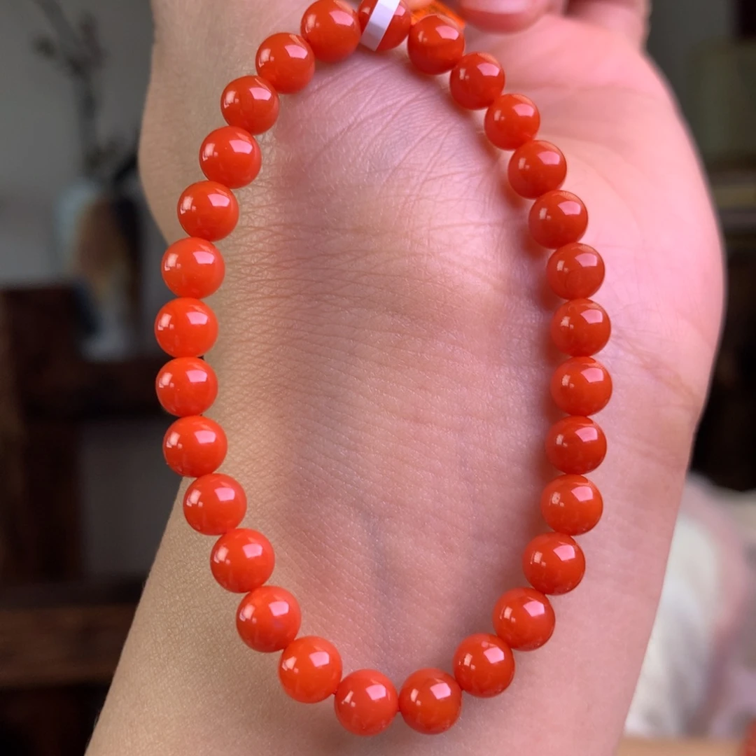 金****南红玛瑙未镶嵌南红玛瑙原矿柿子红卡6