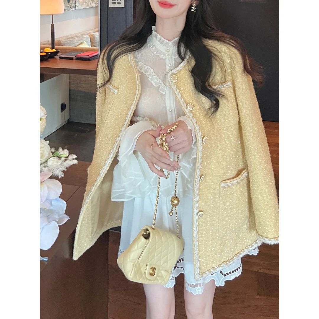 GA盈瓷小洋装女春夏气质小香风外套24FW0067
