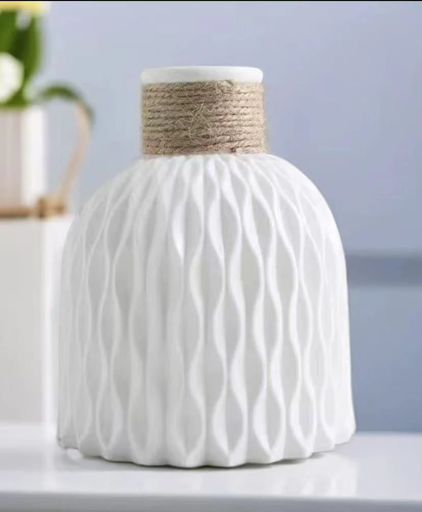 白菠萝花瓶简约田园风格 无土多肉花束专用