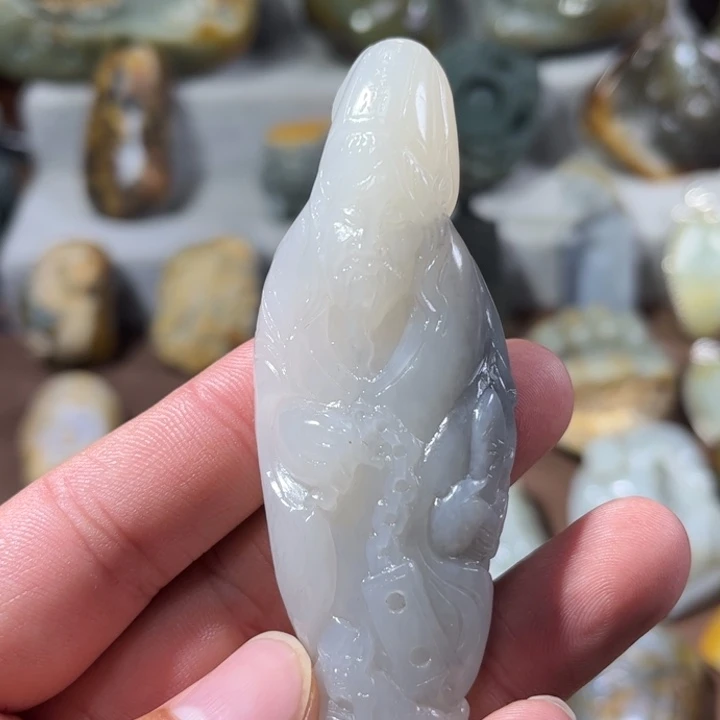 和田玉未镶嵌挂件