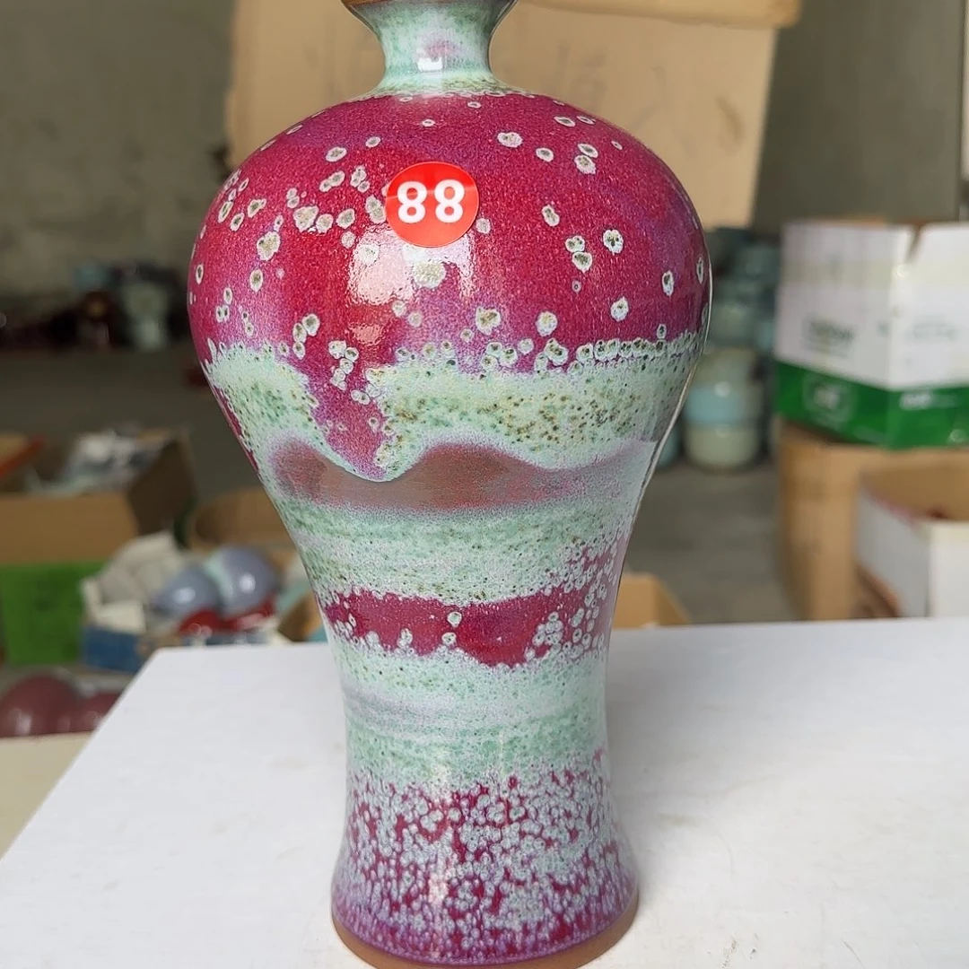 摆件陶郑家钧窑摆件微