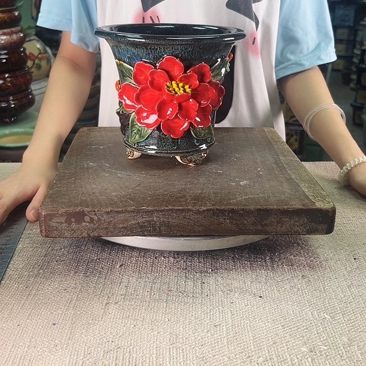 泳坤堂石湾盆陶瓷