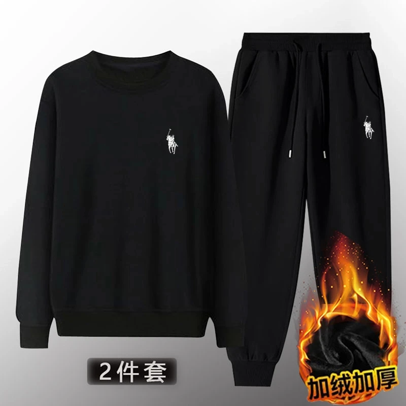 2025《卫衣+长裤》秋冬季上新男女同款休闲套装男士宽松运动一套装0