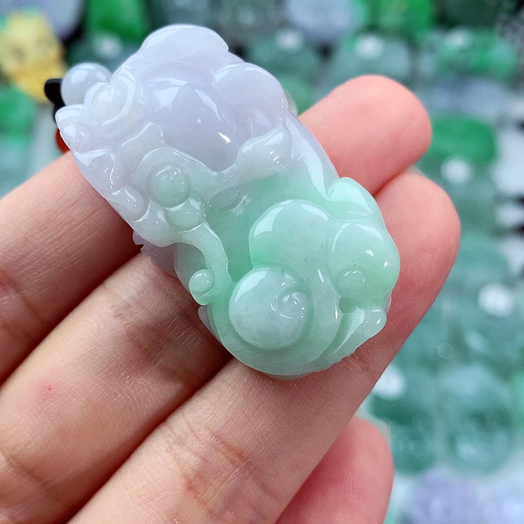 点***盟翡翠未镶嵌颈饰翡翠