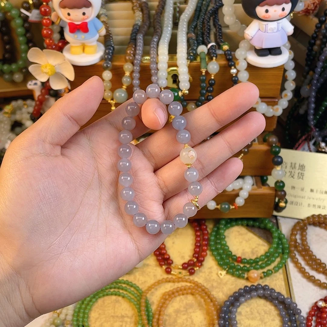 【闪购商品】和田玉单圈手串未镶嵌