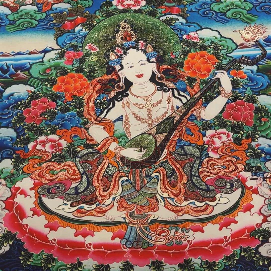 吊坠唐卡卷轴16005