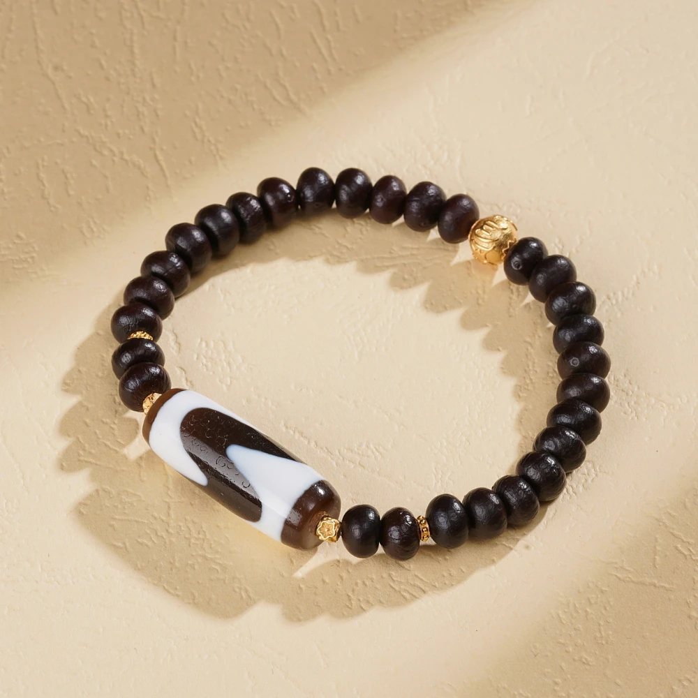 云丹拉姆丨至纯天珠手串多样性发其一